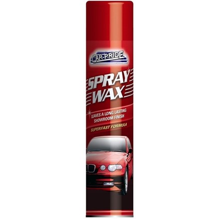 CAR PRIDE SPRAY WAX 300ML CAN