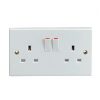 2 GANG SWITCHED SOCKET