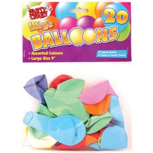 PARTY CRAZE - 9" LARGE BALLOONS -