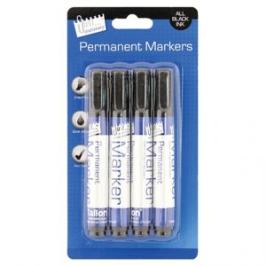 4PK PERMANENT MARKERS