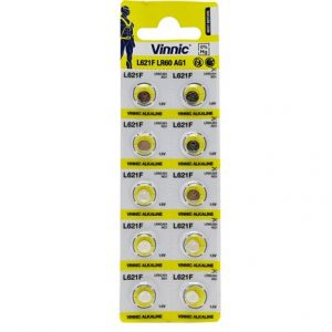 VINNIC - AG1 - 621 BUTTON CELL BATTERY -