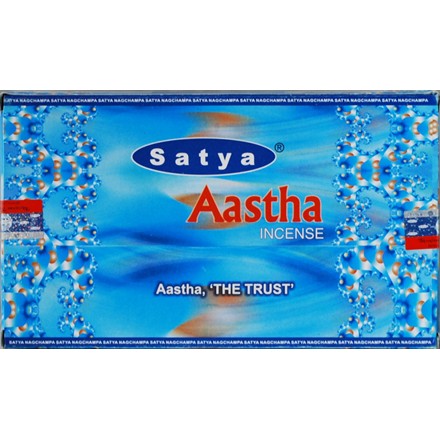 SATYA - AASTHA INCENSE STICKS - 15G X
