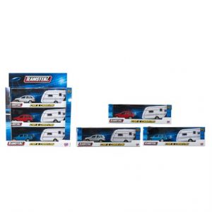 TEAMSTERZ DIE CAST CAR & CARAVAN