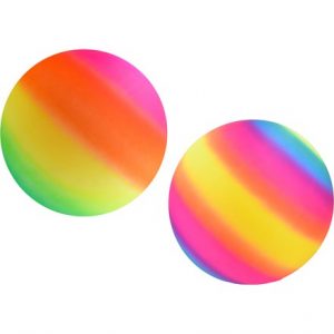 18" INFLATABLE NEON BALL - DEFLATED