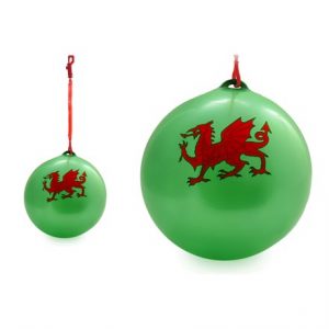 9" INFLATABLE BALL WALES WITH KEYCHAIN