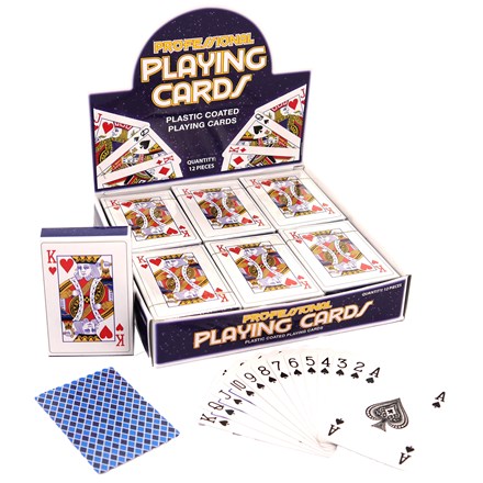PROFESSIONAL - PLASTIC COATED PLAYING CARDS