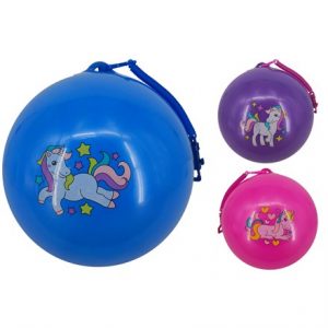 9" SMELLY BALL UNICORN WITH KEYRING - 3 ASSORTED