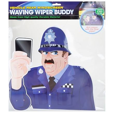 WINDSCREEN WAVING WIPER BUDDY - POLICE MAN