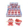 CLOCKWORK WIND UP CHATTING TEETH WITH EYES - 4CM