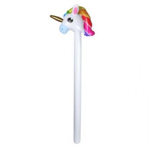 INFLATABLE UNICORN STICK 110CM