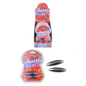 RATTLE MAGNETS 6CM X 2CM - 2PK
