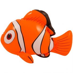 INFLATABLE CLOWN FISH 43CM