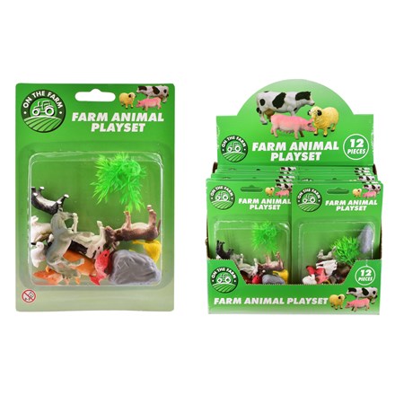 ON THE FARM - FARM ANIMAL PLAYSET