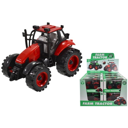 PLASTIC FARM TRACTOR - WINDOW BOX