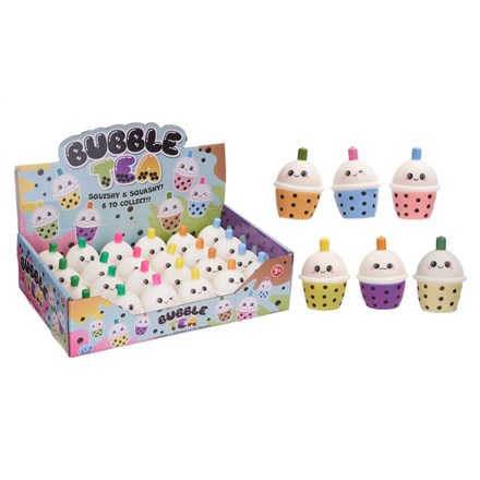 BUBBLE TEA SQUISHY TOY ASST