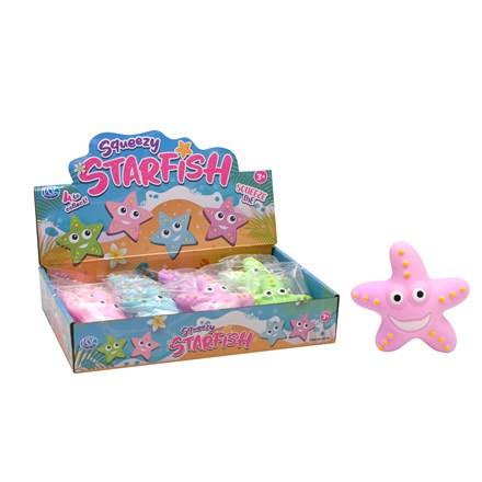 SQUEEZY STARFISH 10CM
