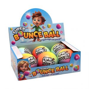 100MM HIGH BOUNCE BALL IN DISPLAY BOX