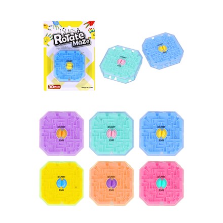 PUZZLE MAZE 3D 6.8CM X 1.5CM