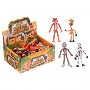 BENDY SAFARI ANIMAL 10CM