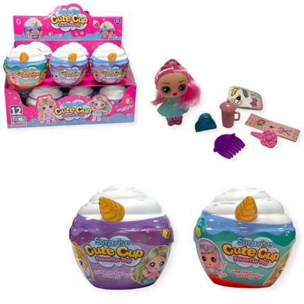 UNICORN CUP CAKE SURPRISE 13.6CM