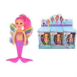 6'' MERMAID DOLL IN DISPLAY BOX