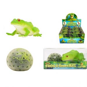 FROG WITH SQUISH BALL