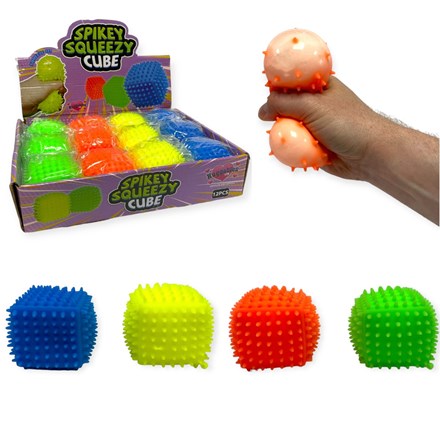 SPIKEY SQUEEZY CUBE 6.5CM