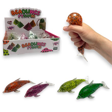 NEON BEADLINGS SQUEEZY DOLPHIN 17CM