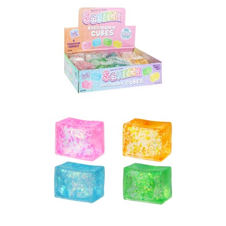 SQUEEZY CUBE W/SUGAR & SPARKLE 5CM X 4CM