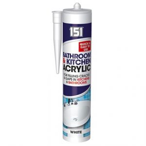 151 - BATHROOM & KITCHEN SEALANT CARTRIDGE - WHITE