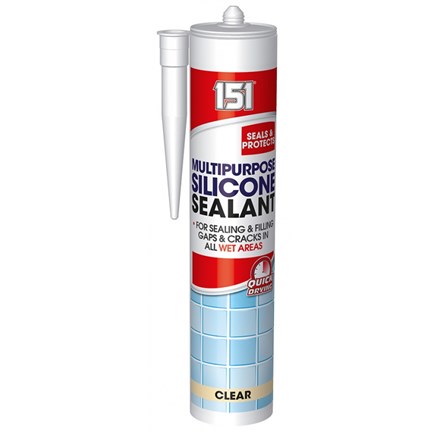 151 - MULTIPURPOSE SILICONE SEALANT - CLEAR
