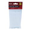 SWL - WHITE CABLE TIES 2.5 X 80MM -
