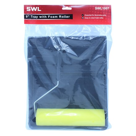 SWL - 9" PAINT TRAY WITH FOAM ROLLER