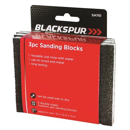 BLACKSPUR - 3PC SANDING BLOCKS