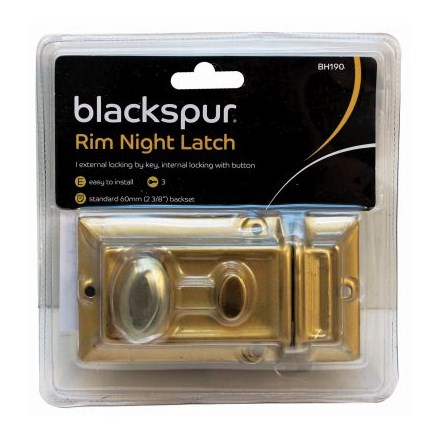 BLACKSPUR - RIM NIGHT LATCH