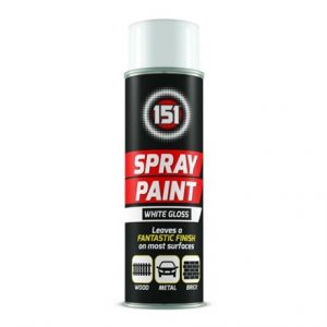 WHITE GLOSS SPRAY PAINT 250ML