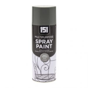 151 - MULTIPURPOSE SPRAY PAINT GREY PRIMER 400ML