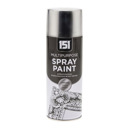 151 - MULTIPURPOSE SPRAY PAINT CHROME GLOSS 400ML