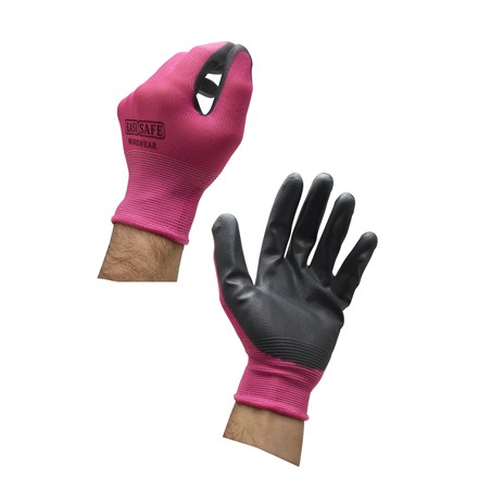 EASI SAFE - COMFORT WORKING GLOVES - PINK SMALL