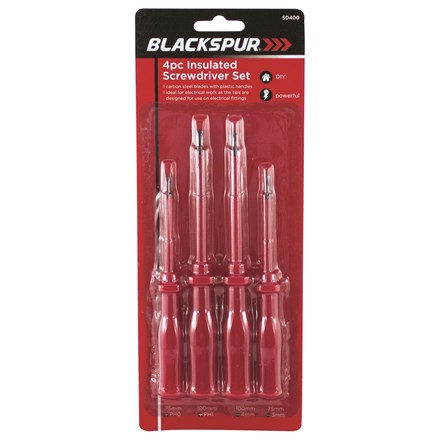 BLACKSPUR - INSULATED SCREWDRIVER SET -