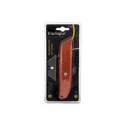 BLACKSPUR - RETRACTABLE KNIFE W/ 5 BLADES