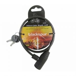 BLACKSPUR - 650MM CABLE BIKE LOCK - 3 ASST