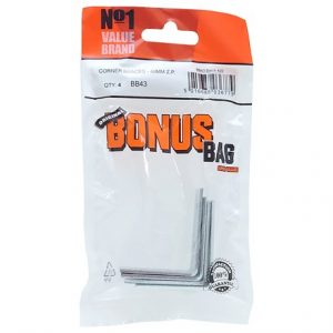 VALUE BRAND - CORNER BRACES 40MM -
