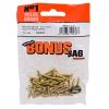 VALUE BRAND - WOODSCREWS 3/4 X NO.6  - 60PK