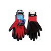 PRO USER - BLACK CRINKLE LATEX COATED GLOVES - L