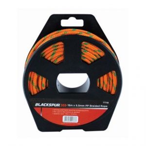 15M X 5.5MM PP BRAIDED ROPE ON REEL