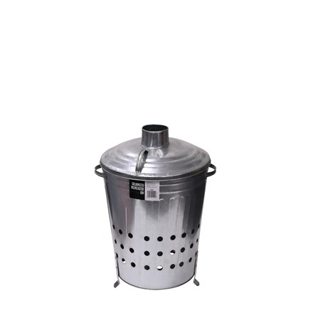 SWL - LARGE GALVANISED GARDEN INCINERATOR