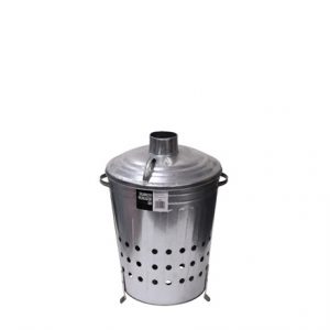SWL - LARGE GALVANISED GARDEN INCINERATOR
