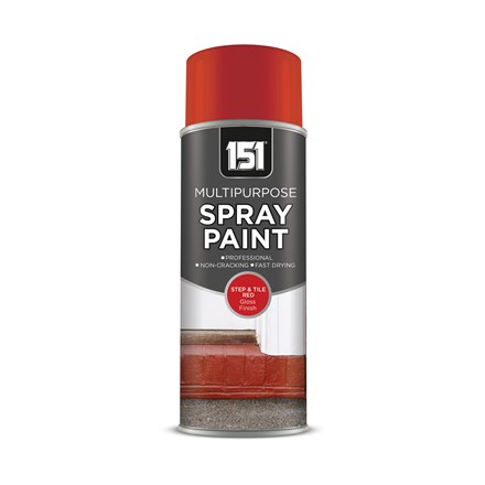 151 - RED GLOSS STEP & TILE SPRAY PAINT - 400ML