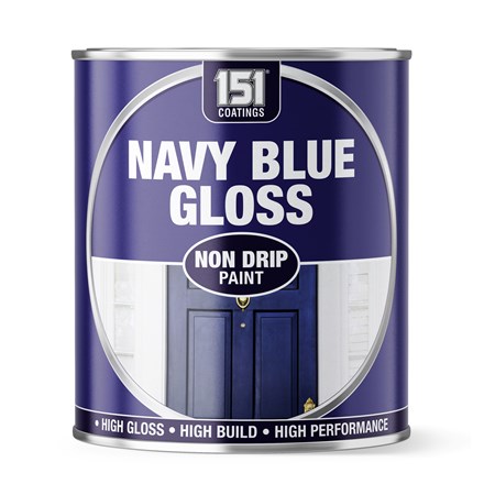 151 - NAVY BLUE GLOSS NON-DRIP PAINT - 300ML